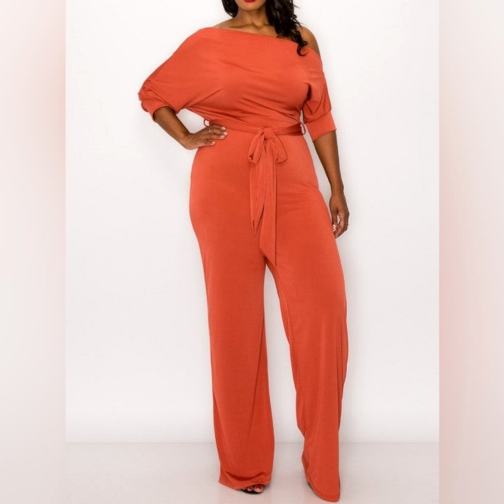 COPY - Solid Wide Leg Jumpsuit